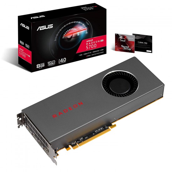 ASUS Radeon RX 5700 PCIe 4.0 VR Ready Graphics Card with 8GB GDDR6 Memory and Support for up to 6 Monitors (RX5700-8G)