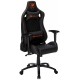 Cougar Armor S (Black) Luxury Gaming Chair with Breathable Premium PVC Leather and Body-embracing High Back Design
