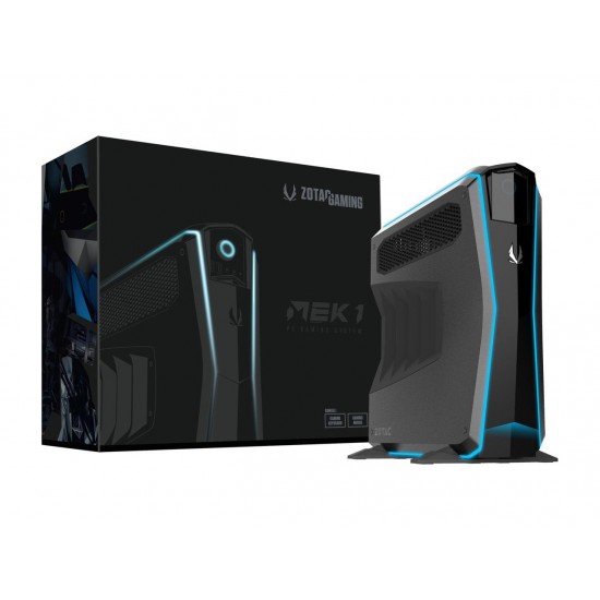 ZOTAC GAMING MEK1 GAMING PC NVIDIA GeForce GTX 1070 Ti Intel Core i7-7700 (3.60 GHz) 16 GB DDR4 240 GB NVMe SSD 1 TB HDD Windows 10 SPECTRA Lighting Ultra-Slim Design Mini ITX Desktop