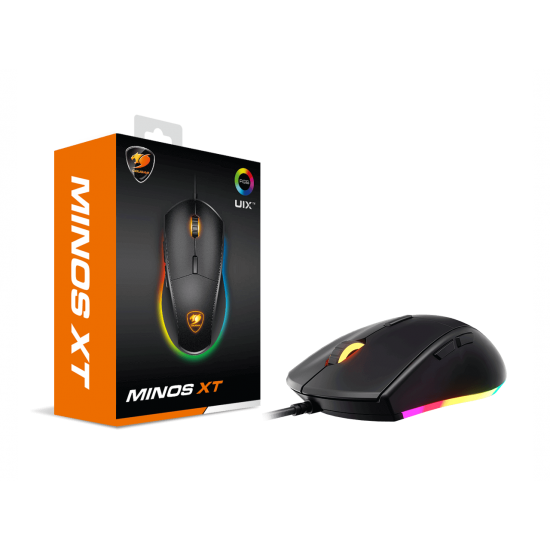 Cougar MINOS XT Gaming Mouse with RGB Lighting and ADNS-3050 Optical Gaming Sensor