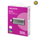 ADATA SC750 500GB - Up to 1000 MB/s- HighSpeed USB 3.2 Gen 2 USB-C External Portable SSD Black Titanium - Work with PS5 & XBOX