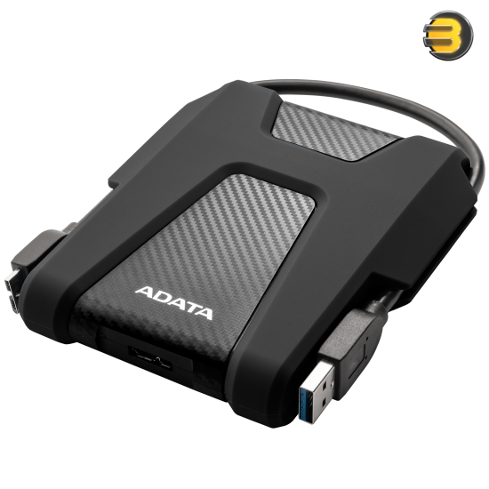 ADATA HD680 2TB External Hard Drive Black