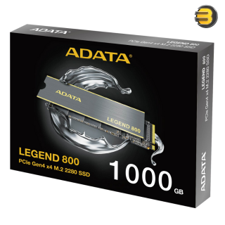 ADATA 1TB SSD Legend 800, NVMe PCIe Gen4 x 2280 Internal Solid State  Drive, Speed up to 3,500MB/s, Storage for PC and Laptops, High Endurance