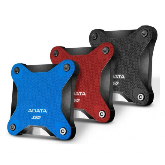 ADATA SD600Q 240GB Ultra-Speed Portable Durable External SSD - Up to 440MB/s - 3D NAND USB3.2 (ASD600Q-240GU31-CRD)