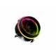 darkFlash Shadow PWM Aluminum CPU Cooler LED Addressable RGB Motherboard Cooling Fan for Intel Core i7/i5/i3