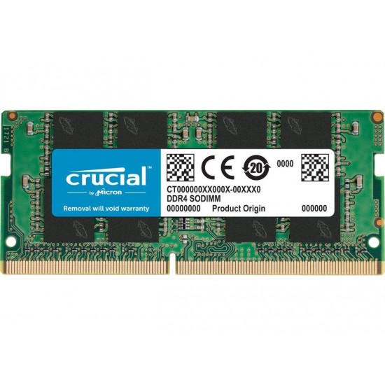 Crucial 32GB Single DDR4 2666 MT/s CL19 SODIMM 260-Pin Memory - CT32G4SFD8266