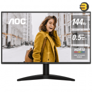 AOC 24B36X 23.8'' Full HD (1920×1080) IPS Monitor – 144Hz, 0.5ms MPRT, HDR10, Adaptive-Sync, HDMI & DisplayPort