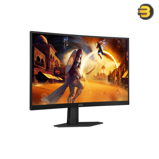 AOC C27G4ZE 27 280Hz Curved Gaming Monitor - 1500R Curvature - Full HD (1920 × 1080) Fast VA Panel - 0.3ms Response Time - Adaptive Sync - 3-Sided Frameless Design - Professional Esports-Ready Display