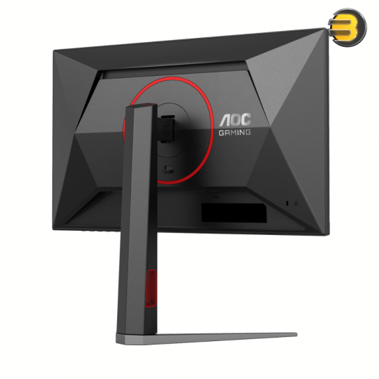 AOC 27G4 27 Gaming Monitor, Fast IPS, FHD 1920×1080 Display, 180Hz, 1ms(GtG), HDR10, HDMI 2.0 x 1, DisplayPort 1.4 x 1, Adaptive Sync, 16.7 M Display Colors, Adjustable Stand, Black & Red