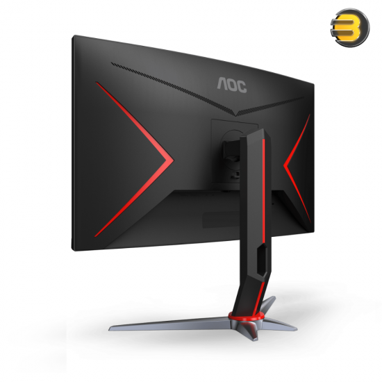 AOC C27G2Z2 27 Inch Curved Frameless Ultra-Fast Gaming Monitor — FHD 1920 X 1080, 250Hz 0.5ms, HDMI, Adaptive Sync, Height Adjustable Stand, High Dynamic Range, G-MENU, Black