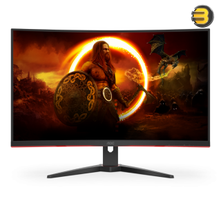 AOC C32G2ZE 32 Inch Curved Frameless Gaming Monitor — Full HD 1920x1080, VA, 0.5ms 240Hz, AMD FreeSync Premium, DP/HDMI/VGA, VESA, 3-3-1 Re-Spawn Program, Xbox PS5 Switch,Black AOC C32G2ZE 32 Inch Curved Frameless Gaming Monitor — Full HD 1920x1080, VA, 0.5ms 240Hz, AMD FreeSync Premium, DP/HDMI/VGA, VESA, 3-3-1 Re-Spawn Program, Xbox PS5 Switch,Black