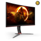 AOC C27G2Z 27 Curved Frameless Ultra-Fast Gaming Monitor, FHD 1080p, 0.5ms 240Hz, FreeSync, HDMI/DP/VGA, Height Adjustable, 3-Year Zero Dead Pixel Guarantee, Black, Xbox PS5 Switch