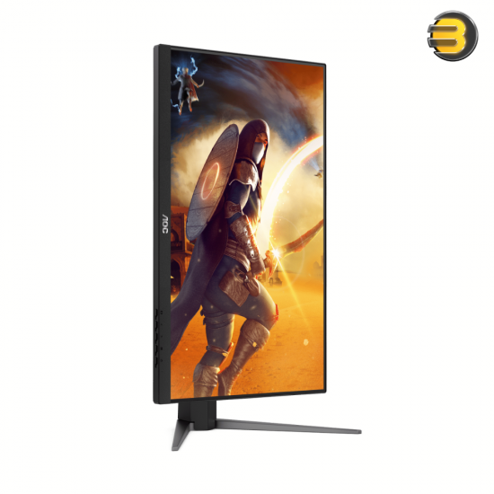 AOC 24G4 24 Gaming Monitor, Fast IPS, FHD 1920×1080 Display,180Hz, 1ms(GtG), HDR10, HDMI 2.0 x 1, DisplayPort 1.4 x 1, Adaptive Sync, 16.7 M Display Colors, Adjustable Stand, Black & Red