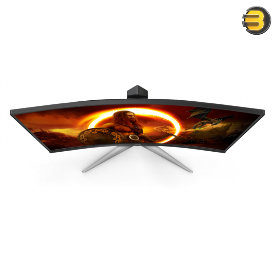 AOC C27G2Z 27 Curved Frameless Ultra-Fast Gaming Monitor, FHD 1080p, 0.5ms 240Hz, FreeSync, HDMI/DP/VGA, Height Adjustable, 3-Year Zero Dead Pixel Guarantee, Black, Xbox PS5 Switch