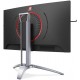 AOC AGON AG273QCX (27 inch) curved monitor (HDMI, DisplayPort, USB Hub, Free-Sync2, 1ms response time, HDR 400, 2560 x 1440, 144Hz) black / red