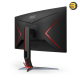 AOC C27G2Z2 27 Inch Curved Frameless Ultra-Fast Gaming Monitor — FHD 1920 X 1080, 250Hz 0.5ms, HDMI, Adaptive Sync, Height Adjustable Stand, High Dynamic Range, G-MENU, Black