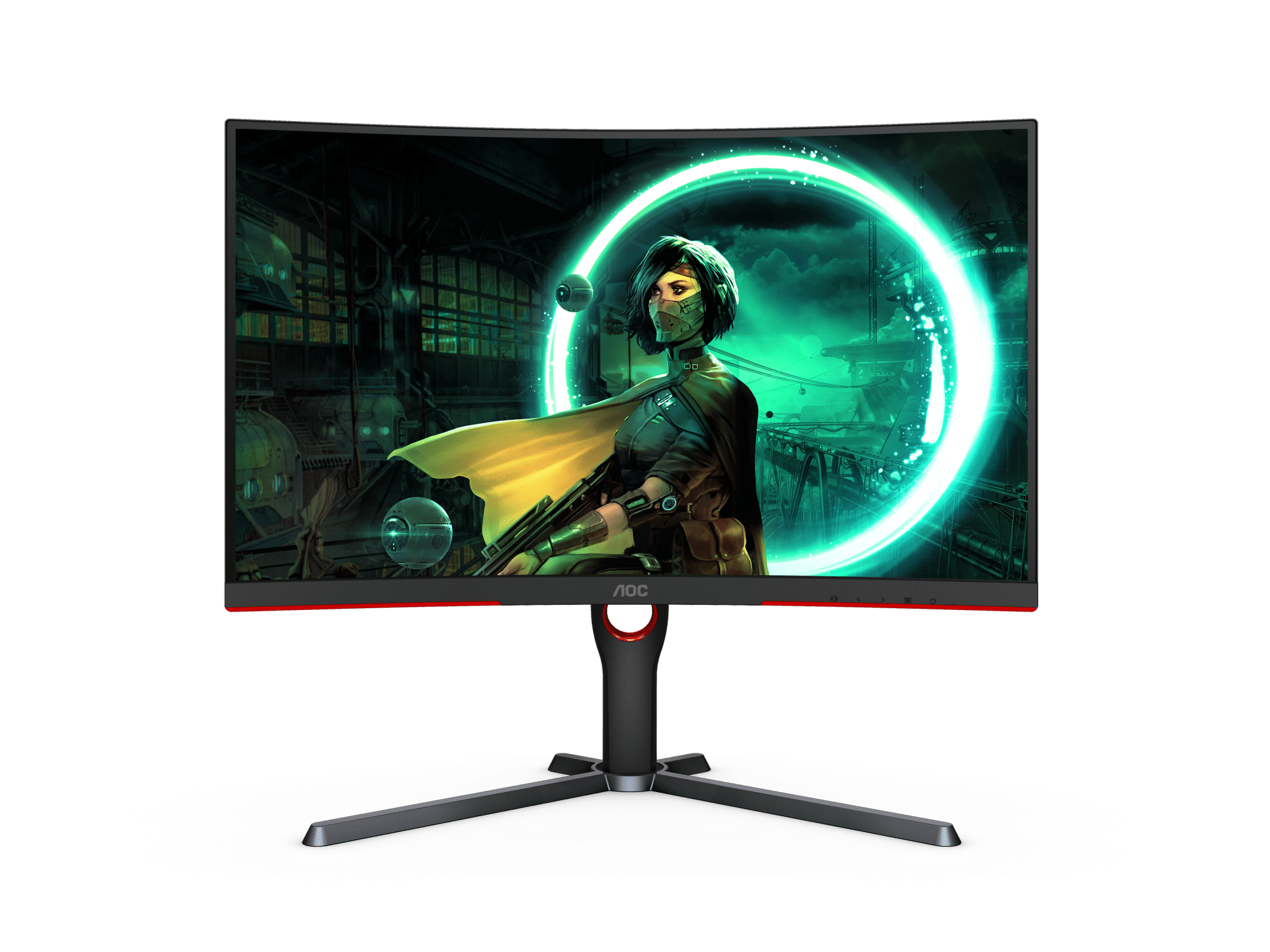 AOC C27G3 27 inch VA Curved FreeSync 1ms 165Hz Monitor - | ELBADR