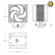 ARCTIC Freezer 36 CO Multi-Compatible Tower CPU Cooler - Dual 120mm P-Fans, Continuous Operation Design, Optimized Heatpipe Cooling, Compatible with Intel & AMD Sockets, Durable and Quiet Performance