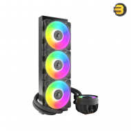 ARCTIC Liquid Freezer III Pro 360 A-RGB Multi-Compatible All-in-One CPU Water Cooler - 360mm Radiator, Triple 120mm A-RGB PWM Fans, Integrated VRM Fan, High-Performance Liquid Cooling for Intel & AMD Processors
