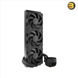 ARCTIC Liquid Freezer III Pro 420 Multi-Compatible All-in-One CPU Water Cooler - 420mm Radiator, Triple 140mm PWM Fans, Integrated VRM Fan, High-Performance Liquid Cooling for Intel & AMD Processors
