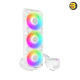 Arctic Liquid Freezer III 360 A-RGB (White) AIO CPU Cooler - Intel 1851/1700 & AMD AM5/AM4 Compatible - 360mm Radiator - Triple P12 PWM A-RGB Fans - Copper Cold Plate - MX-6 Pre-Applied Thermal Paste - Adjustable A-RGB Lighting