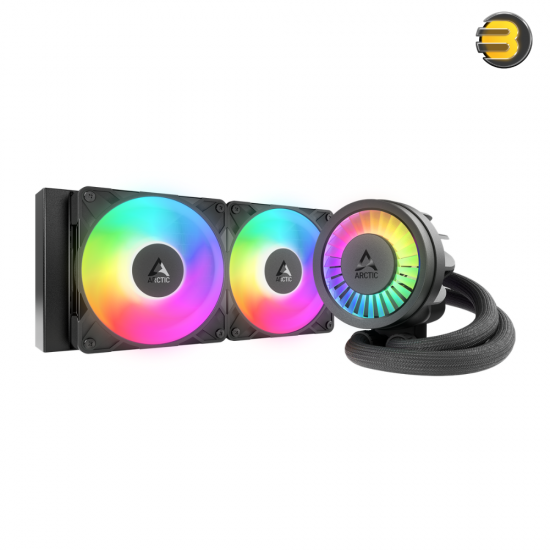 ARCTIC Liquid Freezer III Pro 240 A-RGB Multi-Compatible All-in-One CPU Water Cooler - 240mm Radiator, Dual 120mm A-RGB PWM Fans, Integrated VRM Fan, High-Performance Liquid Cooling for Intel & AMD Processors ARCTIC Liquid Freezer III Pro 240 A-RGB Multi-Compatible All-in-One CPU Water Cooler - 240mm Radiator, Dual 120mm A-RGB PWM Fans, Integrated VRM Fan, High-Performance Liquid Cooling for Intel & AMD Processors