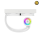 Arctic Liquid Freezer III 280 A-RGB (White) AIO CPU Cooler - Intel 1851/1700 & AMD AM5/AM4 Compatible - 280mm Radiator - Dual P14 PWM A-RGB Fans - Copper Cold Plate - MX-6 Pre-Applied Thermal Paste - Adjustable A-RGB Lighting