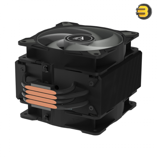 ARCTIC Freezer 36 A-RGB (Black) Multi-Compatible Tower CPU Cooler - Dual P12 PWM PST A-RGB Fans - Intel LGA1851, LGA1700, AMD AM5, AM4 - Optimized Cooling with 4x Ø6mm Copper Heatpipes - MX-6 Thermal Paste Included