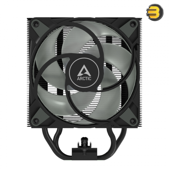 ARCTIC Freezer 36 A-RGB (Black) Multi-Compatible Tower CPU Cooler - Dual P12 PWM PST A-RGB Fans - Intel LGA1851, LGA1700, AMD AM5, AM4 - Optimized Cooling with 4x Ø6mm Copper Heatpipes - MX-6 Thermal Paste Included