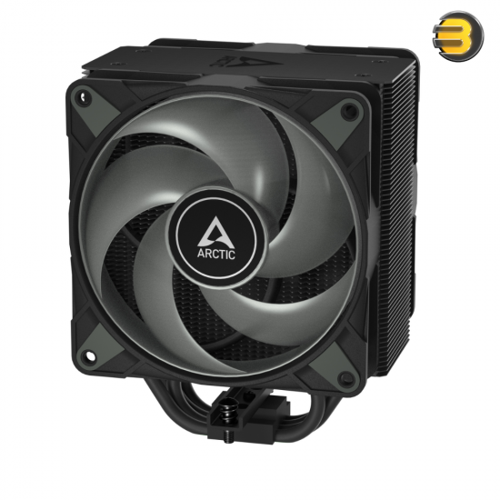 ARCTIC Freezer 36 A-RGB (Black) Multi-Compatible Tower CPU Cooler - Dual P12 PWM PST A-RGB Fans - Intel LGA1851, LGA1700, AMD AM5, AM4 - Optimized Cooling with 4x Ø6mm Copper Heatpipes - MX-6 Thermal Paste Included