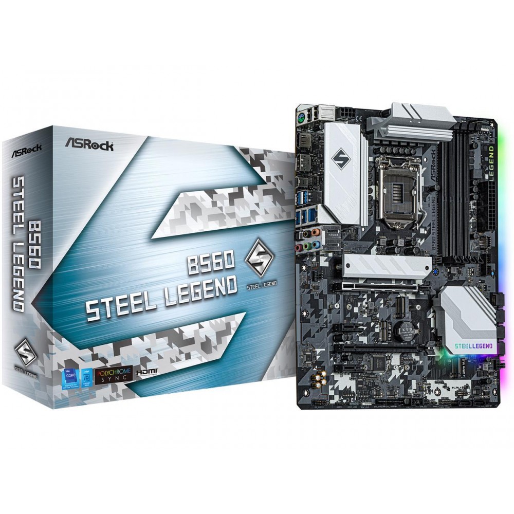 Asrock B Steel Legend Lga Intel B Sata Gb S Atx Intel Motherboard B Steel Legend