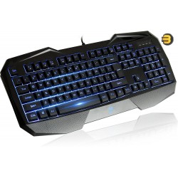 AULA Catalyst Gaming Keyboard, Ergonomic Keyboard Multimedia keys, Swappable Gaming Keys, Computer Keyboard