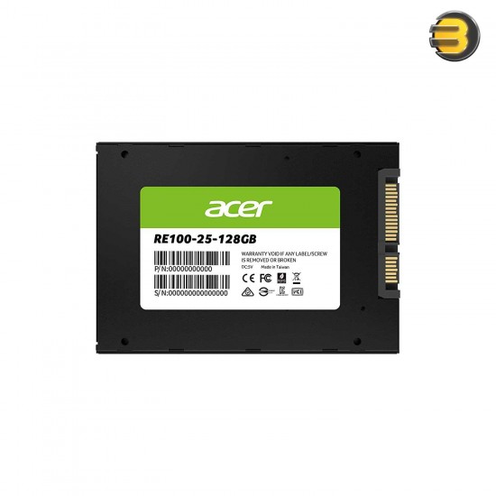 Acer RE100 128GB 3D NAND SATA 2.5 Internal SSD-562MB/s R, 528MB/s W Speed