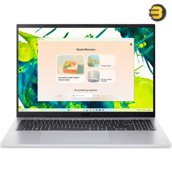 Acer Aspire Go 16 AG16-71P-77WK laptop with Intel Core 7 150U, 16GB DDR5 RAM, 512GB SSD and 16-inch WUXGA IPS display