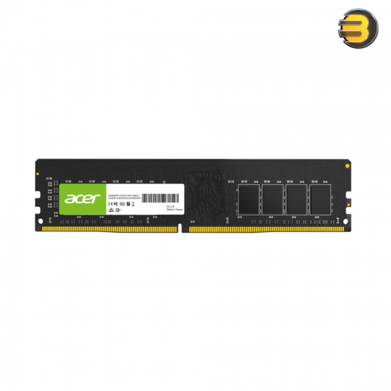 Acer 16GB 3200MHz DDR4 UD100 UDIMM Memory – CL22 Low Latency, Desktop-Optimized Performance Acer 16GB 3200MHz DDR4 UD100 UDIMM Memory – CL22 Low Latency, Desktop-Optimized Performance