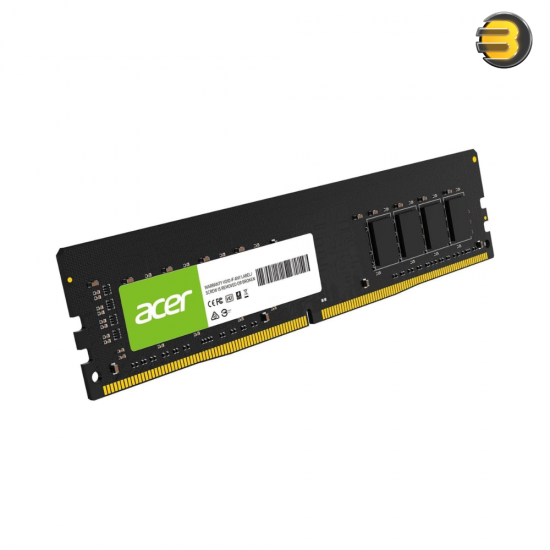 Acer 16GB 3200MHz DDR4 UD100 UDIMM Memory – CL22 Low Latency, Desktop-Optimized Performance Acer 16GB 3200MHz DDR4 UD100 UDIMM Memory – CL22 Low Latency, Desktop-Optimized Performance