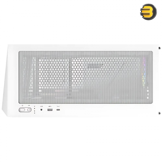 Antec C3 ARGB White, 3 x 120mm & 1 x 120mm ARGB PWM Fans Included, Up to 8 Fans Simultaneously, Type-C，Seamless Tempered Glass Front & Side Panels, 360mm Radiator Support, Mid-Tower ATX PC Case