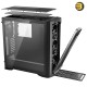 Antec Performance 1 FT Black — RTX 40 Series GPU Support, Temp. Display, 4 x Storm T3 PWM Fans, Type-C, Dual TG Side Panels, Removable Top Fan/Radiator Bracket, Mesh Front Panel, Full-Tower E-ATX PC Case