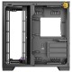 Antec C8 Black Case — RTX 40 Compatible, Dual-Chamber, tooless Design, Type-C, 360mm Radiator Support, Seamless Tempered Glass Front & Side Panels, High Airflow Full-Tower E-ATX PC Case - Fans not Included