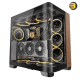 Antec C8 Curve Wood, Fans not Included, Wooden Front Panel, Super Wide Angle Single Curved Glass, Dual-Chamber Layout, Type-C, 360mm Radiator Support, RTX 40 Compatible, Full-Tower E-ATX PC Case