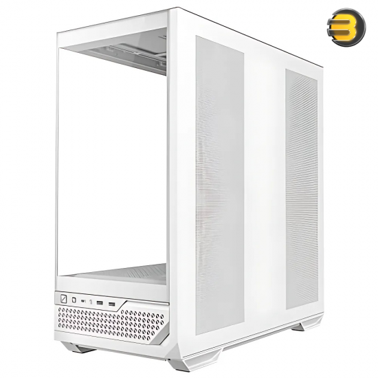 Antec C7 ARGB WHITE, RTX 40 GPU Support, 4 x 120mm ARGB PWM Fans Included, Vertical GPU Cooling, Type-C 10Gbps, Seamless Tempered Glass Front & Side Panels, 360mm Radiator Support, Mid-Tower E-ATX PC Case