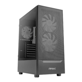 Antec NX410 Black Mid Tower 2 x 140 mm ARGB Fan in Front & 1 x 120 mm ARGB Fan in Rear Included + Antec Atom V550