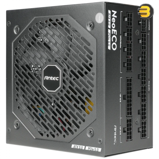 ANTEC 1000W NeoECO NE1000G M — ATX3.0, Full Modular PSU, 80 Plus Gold, PCIE 5.0 Support, PhaseWave Design, Japanese Caps, Zero RPM Manager, Silent 120mm Fan