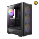 Antec VX310 ARGB Mid-Tower Gaming Case with 4x120mm Pre-installed ARGB Fans + Atom V650 650W 80+ Bronze PSU – Tempered Glass Side Panel, USB 3.0, Supports ATX/Micro-ATX/Mini-ITX