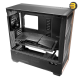 Antec Flux Pro — 6 x PWM Fans Included, High-Airflow Front Panel with Walnut Wood, iShift PSU 90° Mount, USB3.0 x 2, Type-C, 420mm Radiator Support, Temp. Display, Full-Tower E-ATX PC Case