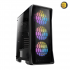 Antec NX360 Elite ARGB Mid-Tower ATX Gaming Case + Antec Atom V450 450W Power Supply —  Tempered Glass Side Panel, Mesh Front, 4x 120mm ARGB Fans, Radiator Support up to 360mm ,Silent 120mm Fan, Multiple Protections, Compatible with ATX, Micro-ATX, ITX