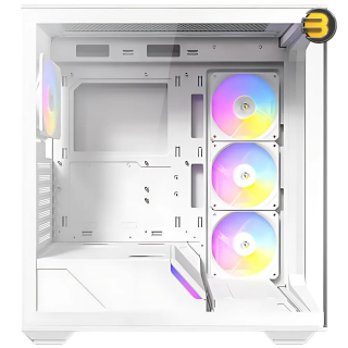 Antec C3 ARGB White, 3 x 120mm & 1 x 120mm ARGB PWM Fans Included, Up to 8 Fans Simultaneously, Type-C,Seamless Tempered Glass Front & Side Panels, 360mm Radiator Support, Mid-Tower ATX PC Case Antec C3 ARGB White, 3 x 120mm & 1 x 120mm ARGB PWM Fans Included, Up to 8 Fans Simultaneously, Type-C,Seamless Tempered Glass Front & Side Panels, 360mm Radiator Support, Mid-Tower ATX PC Case
