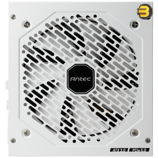 ANTEC 1000W NeoECO NE1000G M White — ATX3.0, Full Modular PSU, 80 Plus Gold, PCIE 5.0 Support, PhaseWave Design, Japanese Caps, Zero RPM Manager, Silent 120mm Fan