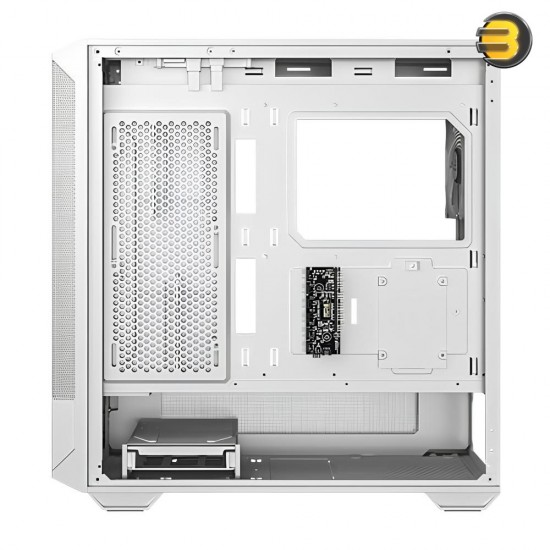 ANTEC NX416L White — High Airflow Mesh Front Panel, 2 x 160mm & 1 x 120mm ARGB Fans Included, Type-C, Tempered Glass Hinge Side Panel, Up to 11 Fans, 360mm Radiator Support, Mid-Tower ATX Gaming Case