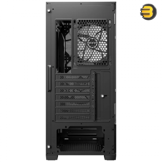 ANTEC NX416L Black — High Airflow Mesh Front Panel, 2 x 160mm & 1 x 120mm ARGB Fans Included, Type-C, Tempered Glass Hinge Side Panel, Up to 11 Fans, 360mm Radiator Support, Mid-Tower ATX Gaming Case